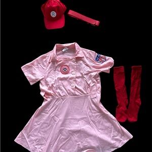 Rockford Peaches Baseball costume
